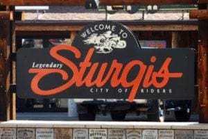 Sturgis City of Riders Sign