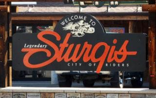Sturgis City of Riders Sign