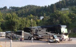 Bus and Trailer 100' Site
