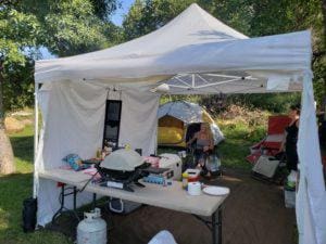 Concrete Pad Camping at Sturgis RV Park