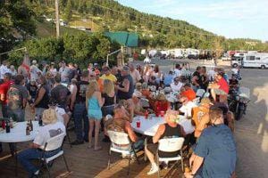 Sturgis Rally dinner at Sturgis RV Park