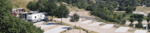 Aerial of RV pads