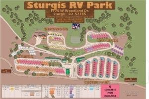 Sturgis RV Park Map